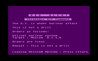 Mission Moscow atari screenshot